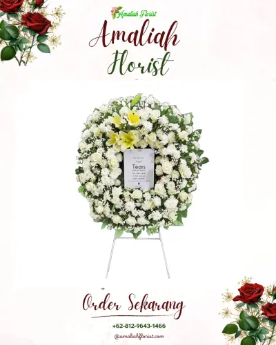 Krans Bunga Duka Cita di Sokosari